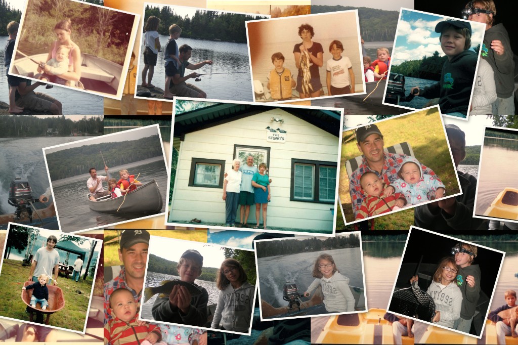 Polaroid memories — fishing, boating, and summers at the family cabin